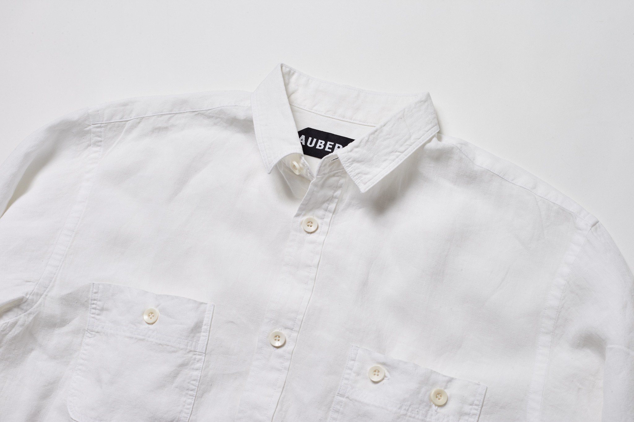 Amvai別注 AUBERGE Serge Shirts（White） | STORE | Amvai（アンバイ）